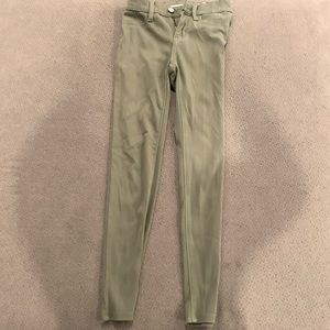 Girls Green Skinny Jeans